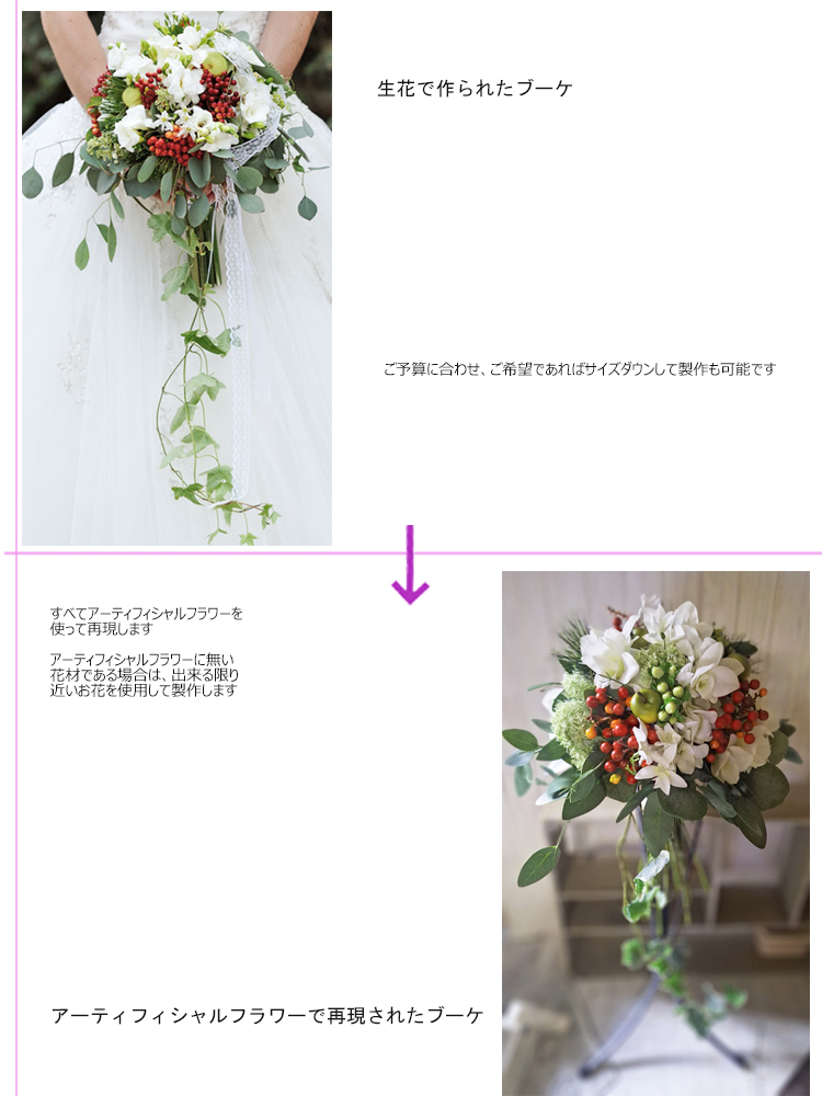 オーダーメイドブーケ　結婚記念日　プレゼント