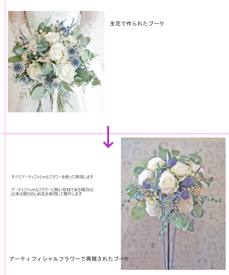 オーダーメイドブーケ　結婚記念日　プレゼント