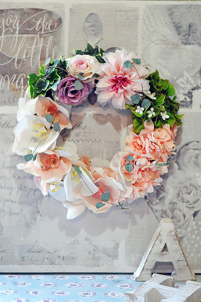 アーティフィシャルフラワーリース